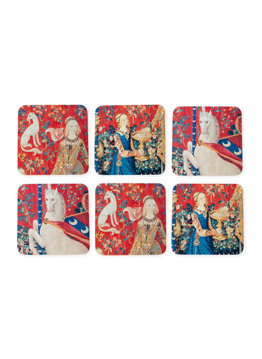 Coasters,   Tapestry Lady with the Unicorn