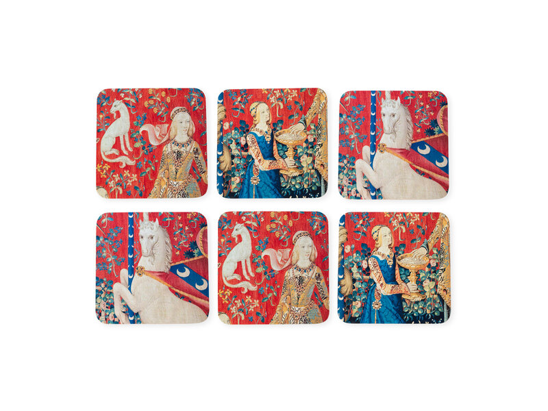 Coasters,   Tapestry Lady with the Unicorn