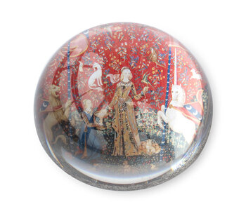 Glass Dome,   Tapestry Lady with the Unicorn