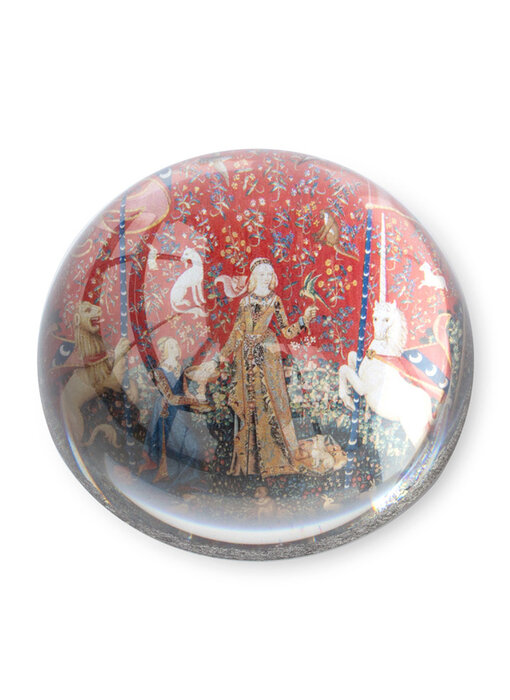 Glass Dome,   Tapestry Lady with the Unicorn