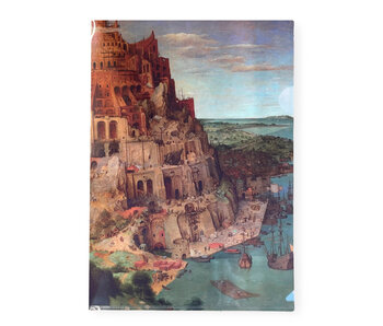 Funda portadocumentos, A4, Brueghel, Torre de Babel