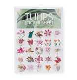 Hoja de adhesivos,  tulipanes