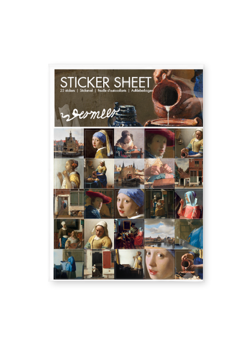 Stickersheet, Johannes Vermeer