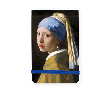 Pocket Note A7, Fille avec une boucle d'oreille perle, Vermeer