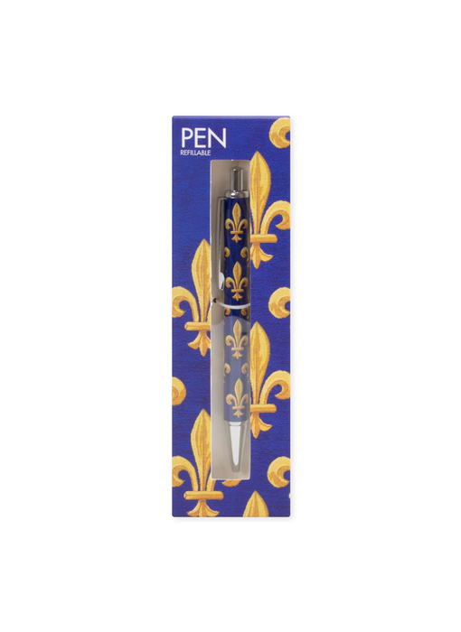 Ballpen in box, Fleur de Lys