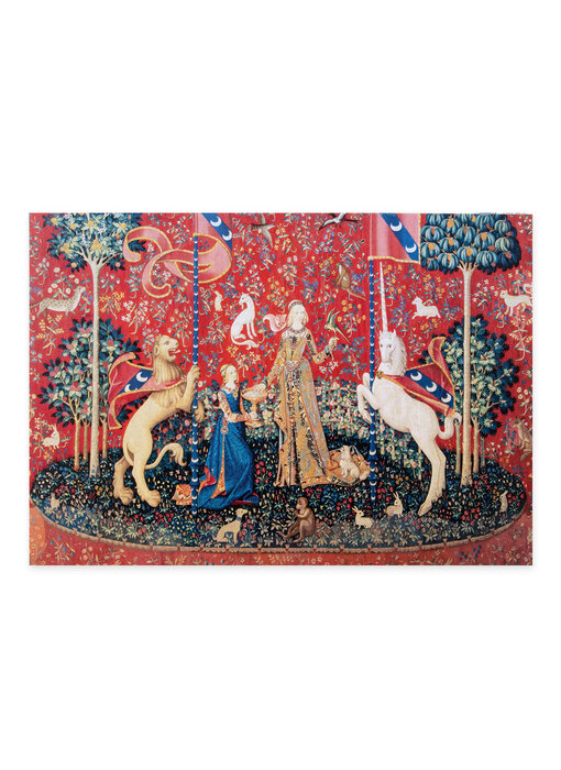 Postcard, 10x15 cm, Tapestry Lady with the Unicorn