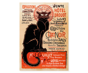 Poster, Le chat Noir, Theophile Steinlen | Museum Webshop - Museum
