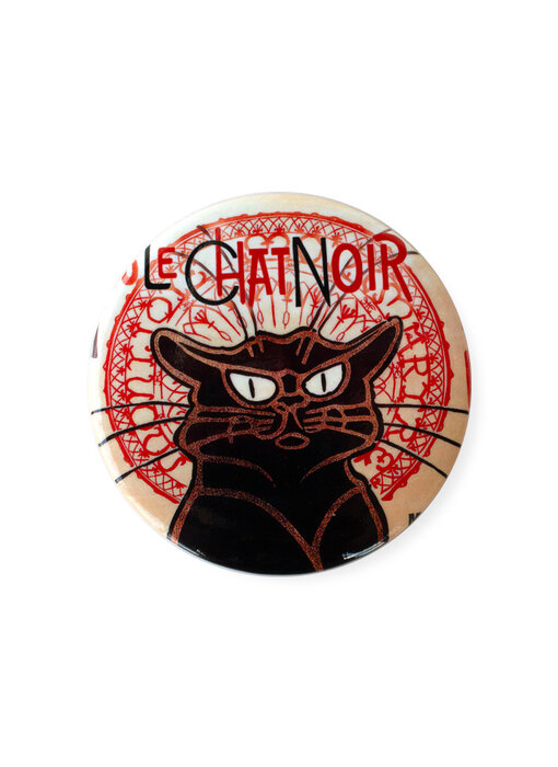 Espejo de bolsillo,  Ø 80 mm, Le chat Noir, Theophile Steinlen