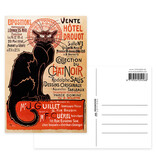 Ansichtkaart, Le chat Noir, Theophile Steinlen