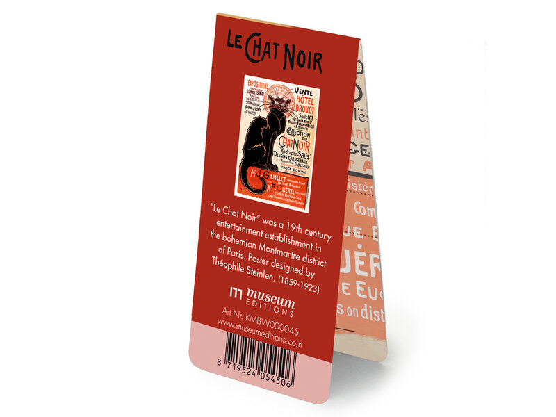 Magnetic Bookmark, Le chat Noir, Theophile Steinlen