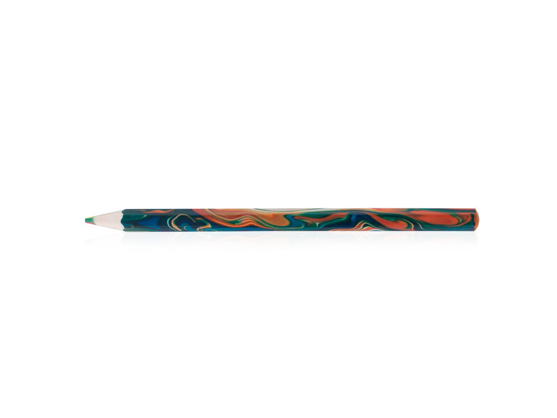 Multicolour Pencil - Orange Green