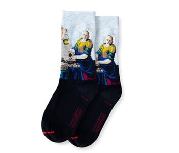 Art Socks, size  40-46,  Milkmaid ,  Johannes  Vermeer