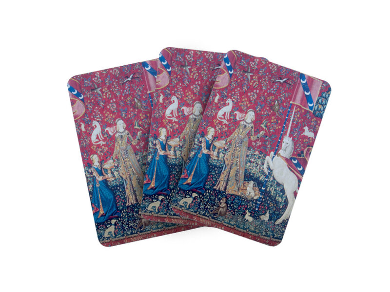 Cartes à jouer, Tapisserie Dame à la Licorne