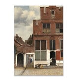 Carte postale 10x15 cm, Petite rue de Johannes Vermeer