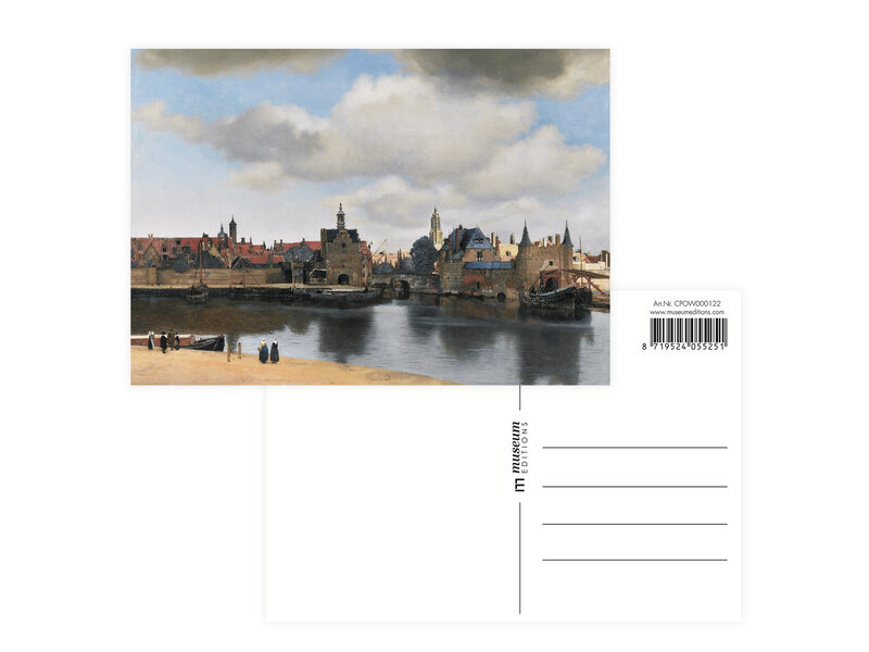 Carte postale, 10 x 15 cm, Vue de Delft, Vermeer