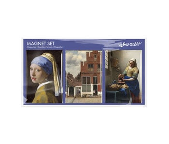 Magnets pour réfrigérateur, lot de 3, Johannes Vermeer