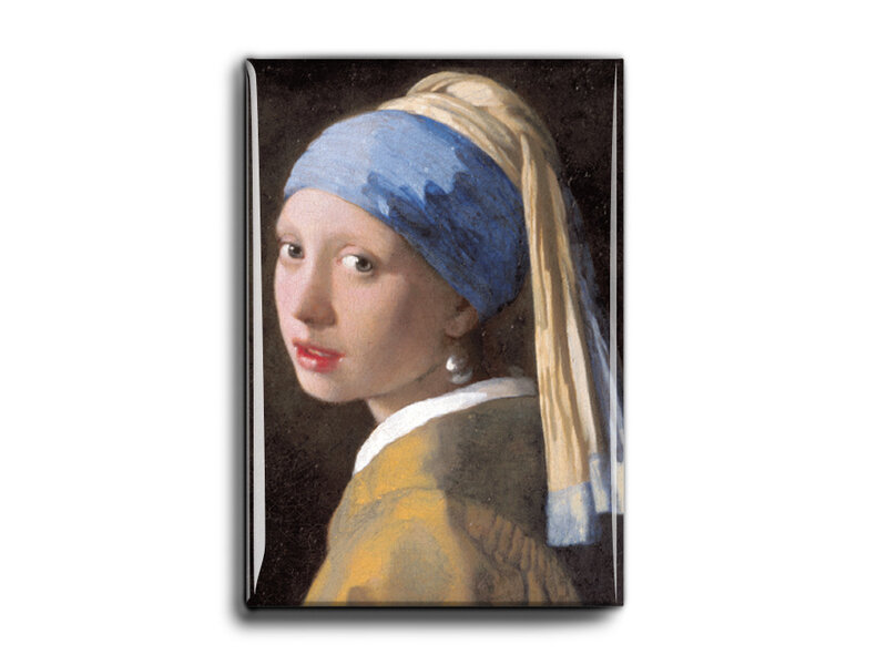 Fridge magnets, Set of 3,Johannes Vermeer