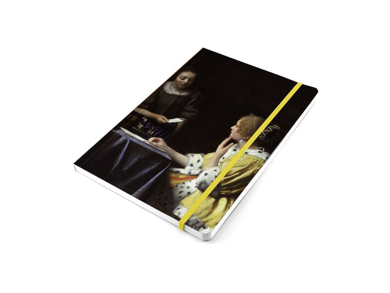 Softcover Book A5 ,  Lady and Servant, Johannes Vermeer