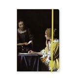 Softcover Book A5 ,  Lady and Servant, Johannes Vermeer