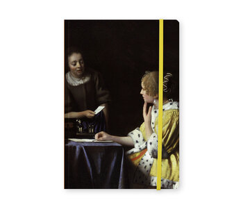 Carnet à couverture souple A5,  Dame et servante, Johannes Vermeer