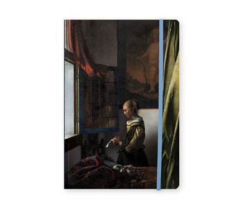 Softcover Books A5 ,  Vermeer, Girl reading letter at open window