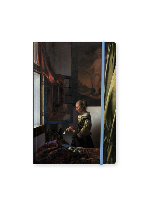 Softcover Books A5 ,  Vermeer, Girl reading letter at open window
