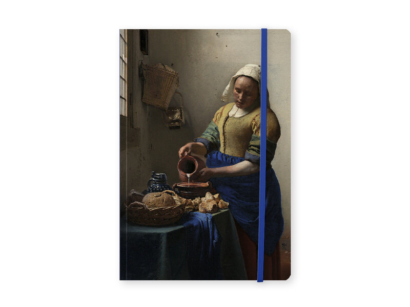 Cuaderno de tapa blanda, A5la Lechera, Vermeer