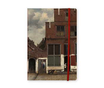 Carnet à couverture souple A5,  Vermeer,  La petite rue