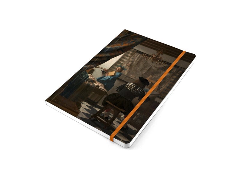 Softcover Book A5 W,  Vermeer, The art of Painting