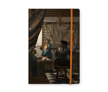 Cuaderno de tapa blanda, A5,  Vermeer,  El arte de la pintura