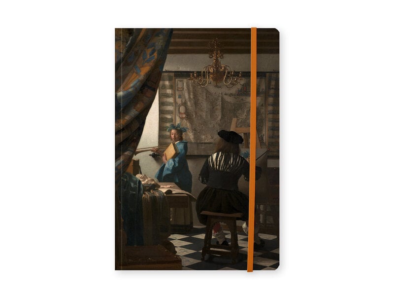 Softcover Book A5 W,  Vermeer, The art of Painting