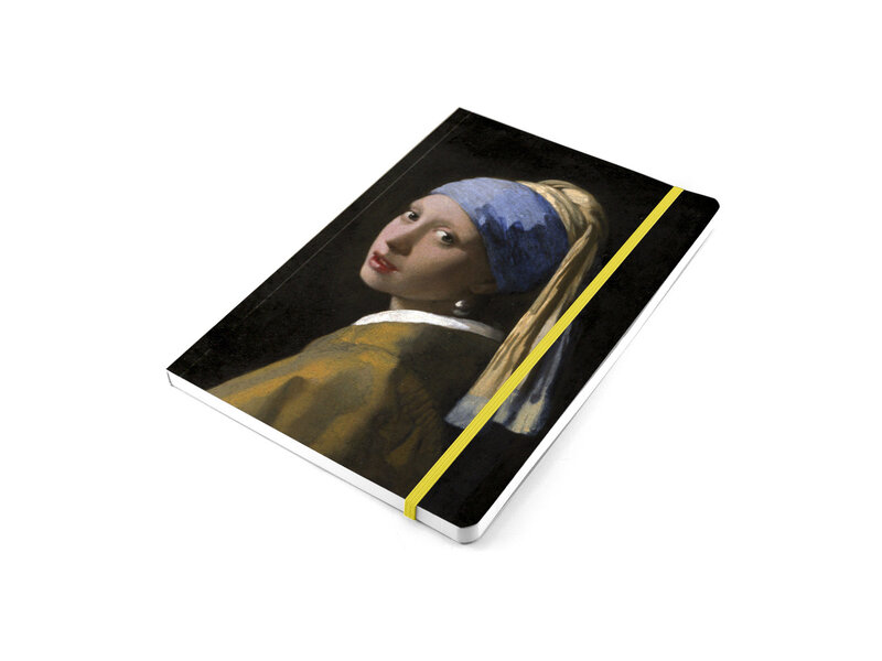 Softcover Book A5 W,  Vermeer, Girl with a Pearl Earring