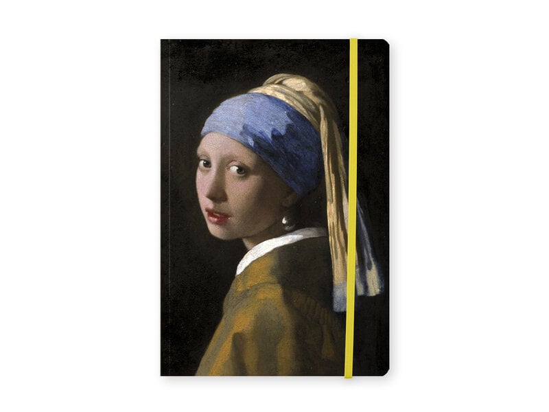 Softcover Book A5 W,  Vermeer, Girl with a Pearl Earring