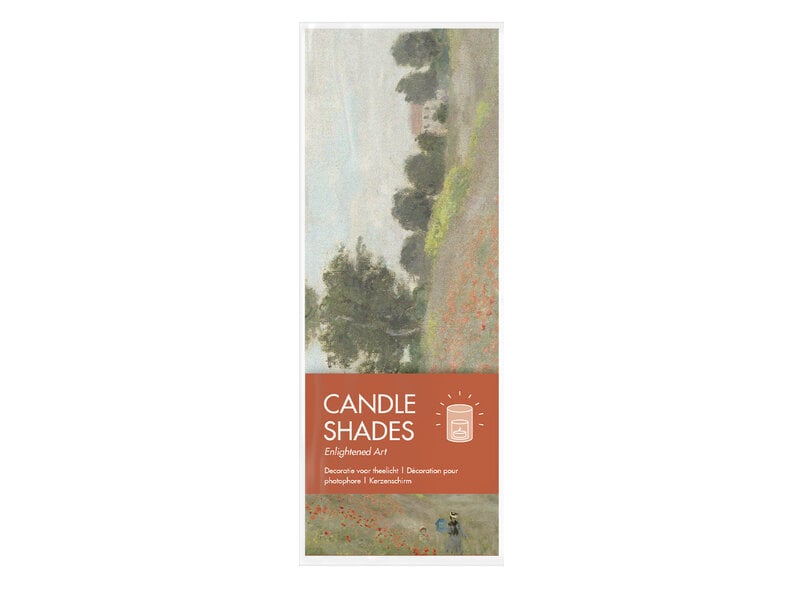 Candle shade, Monet, Field with poppies