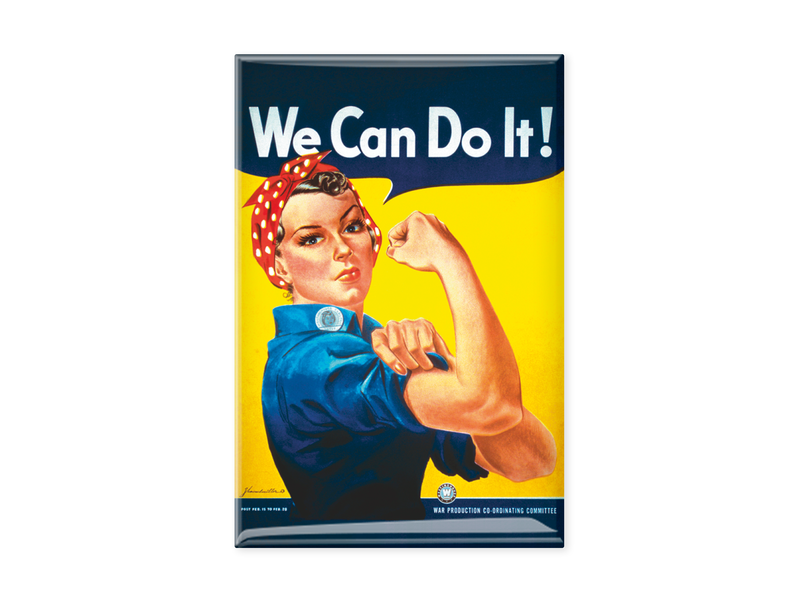 Koelkast magneet, We can do it  -