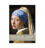 Ansichtkaart mapje,  Johannes Vermeer