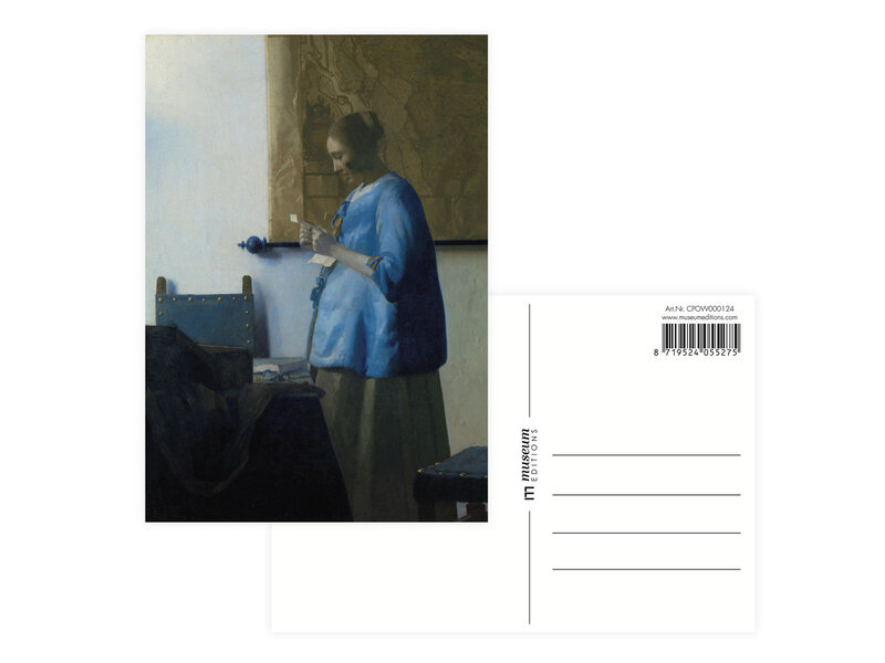 Ansichtkaart mapje,  Johannes Vermeer