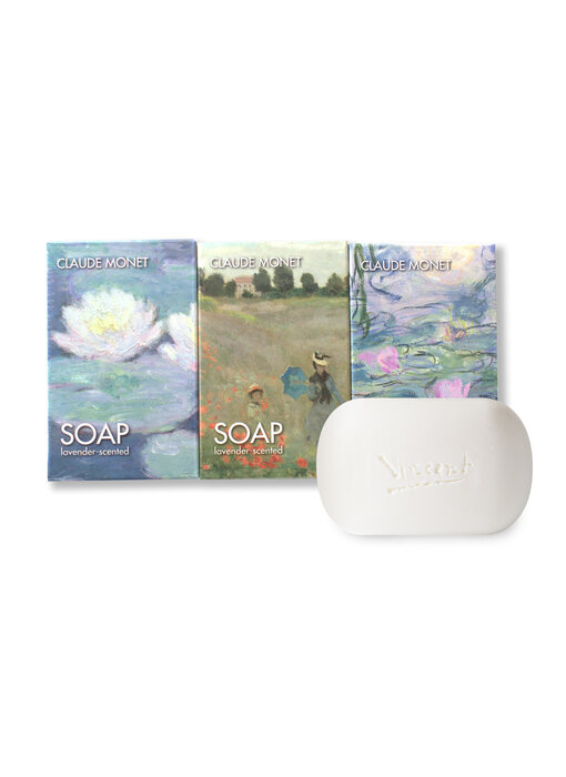 Set of 3 soaps, Masterpieces of Claude Monet