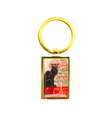 Keyring W, Metal silver, RT, Le chat noir