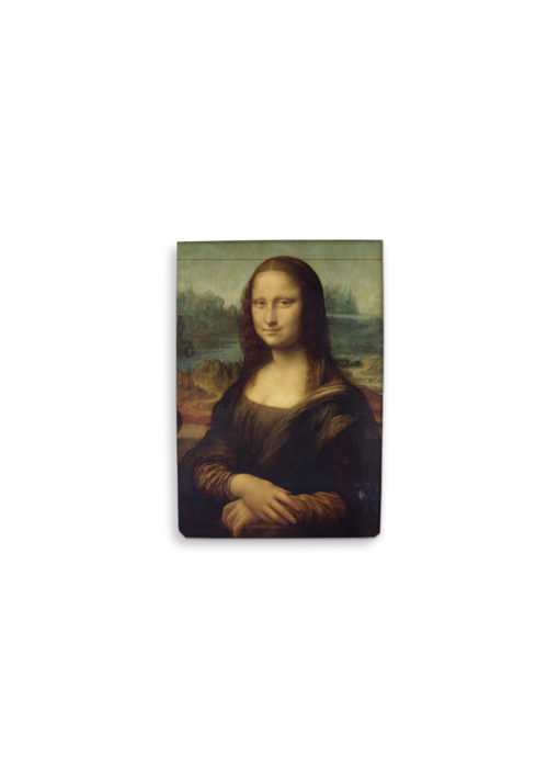 Blank notepad A6, Mona Lisa, Leonardo Da Vinci