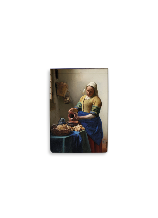 Leeres notepad A6, Vermeer, Das Milchmädchen