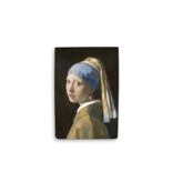 Bloc-notes vierge A6, Vermeer,  Fille avec une boucle d'oreille perle
