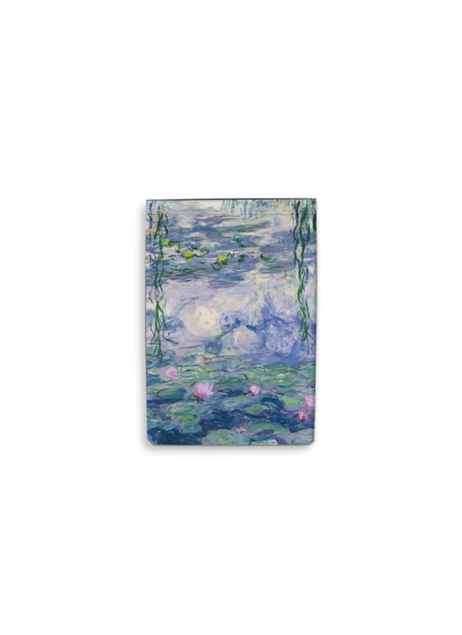 Notepad en blanco A6, Claude Monet, Nenúfares