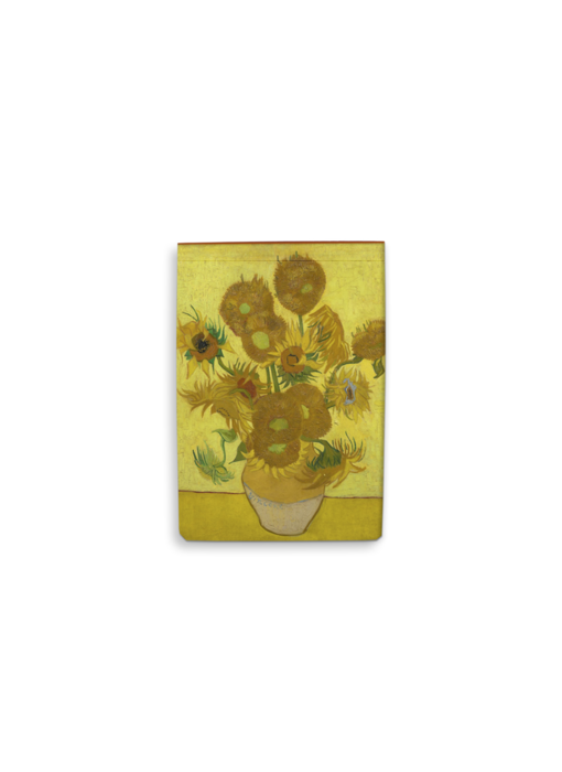 Blanco notepad A6, Zonnebloemen, Vincent van Gogh