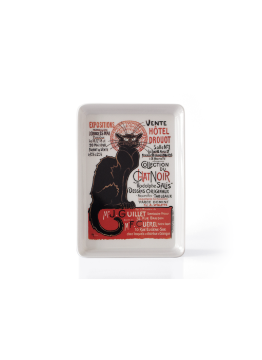Serviertablett Mini, 21 x 14 cm, Le Chat Noir, Steinlen