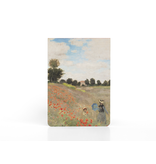 Blank blocnote A6, Claude Monet, Field with poppies