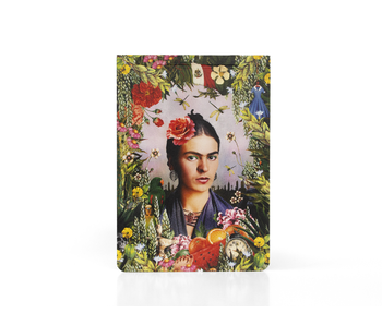 Blanco notepad A6, geïnspireerd op Frida Kahlo