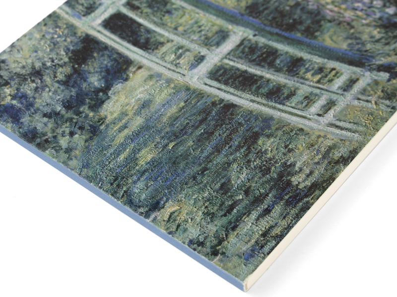 Bloc-notes vierge A6, Claude Monet, Pont japonais