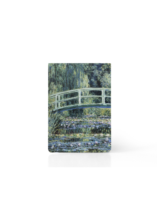 Blank notepad A6, Claude Monet, Japanese bridge