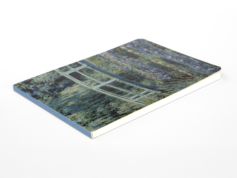 Bloc-notes vierge A6, Claude Monet, Pont japonais